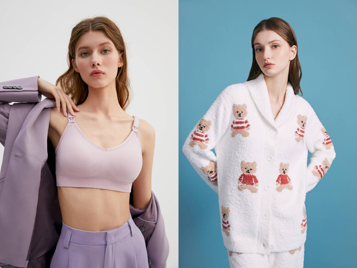 　　嫚熙哺乳内衣和月子服