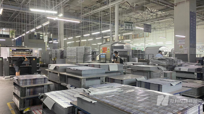 万昌印刷的数字化胶印车间&nbsp;