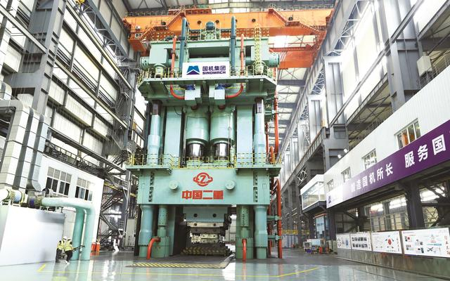 东汽自主研制“华龙一号”核电汽轮机主机设备。受访者供图