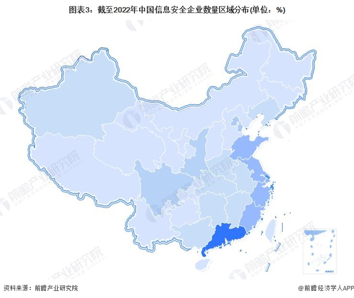 注：颜色越深代表企业数量越多;数据截止至2022年8月19日。