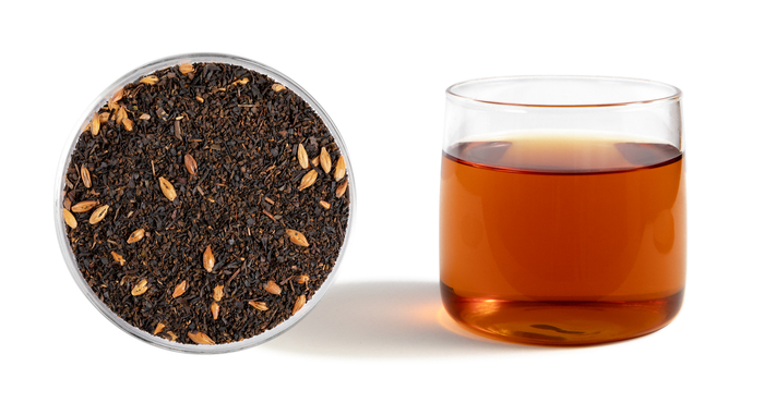 　　图片：好事花生干茶、茶汤