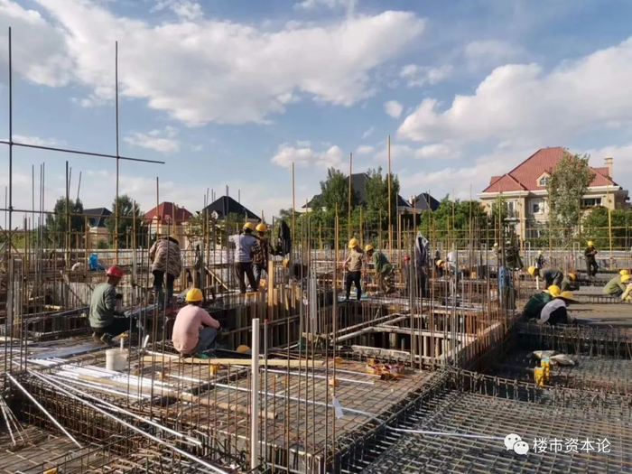 丽宫别墅现场施工实景图