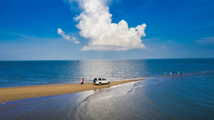 中国大陆最南端合水线  陈北跑 摄