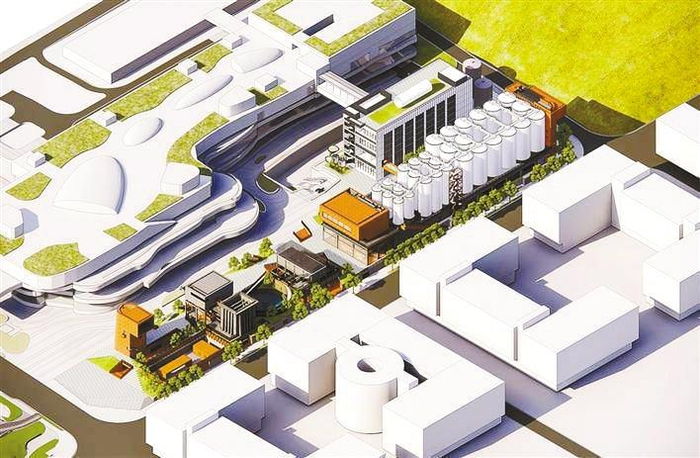 粤海城·金啤坊（原金威啤酒厂）效果图。