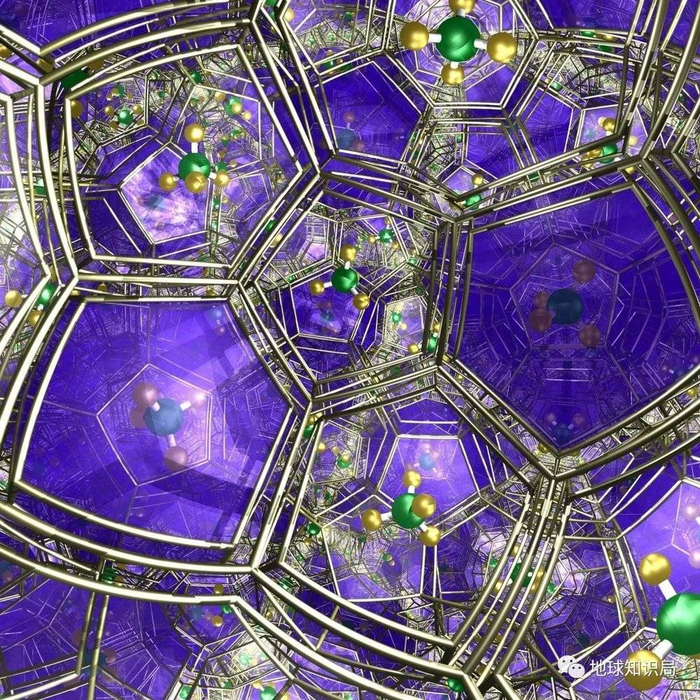 （I型甲烷笼型结构 图：flickr）