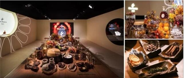 　　图8：饕餮品鉴房间里，一场人头马X.O的感官之旅等待来宾开启