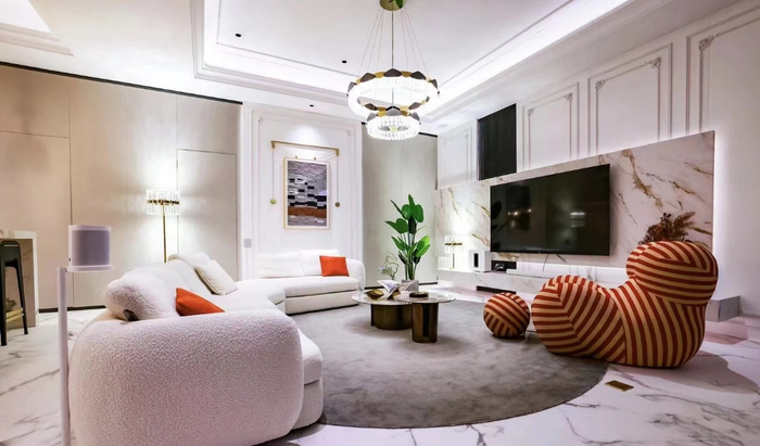 　　欧普照明全屋智能照明体验中心场景