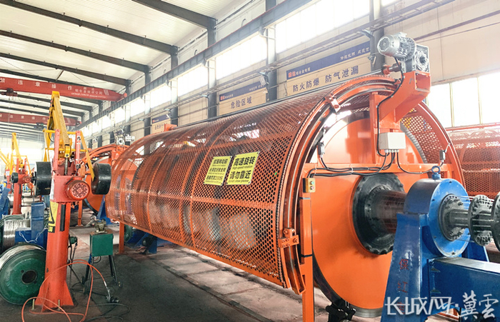 明达线缆集团生产车间。长城网·冀云客户端记者 刘杨 摄