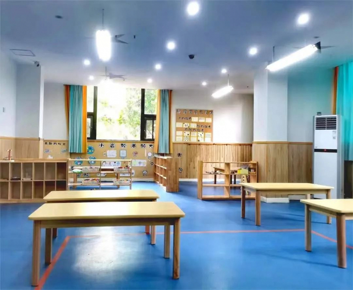 ▲宽敞明亮的教室