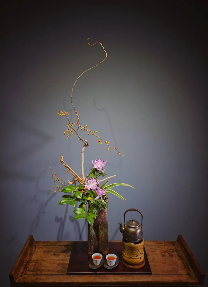 《一壶香茶暖秋寒》