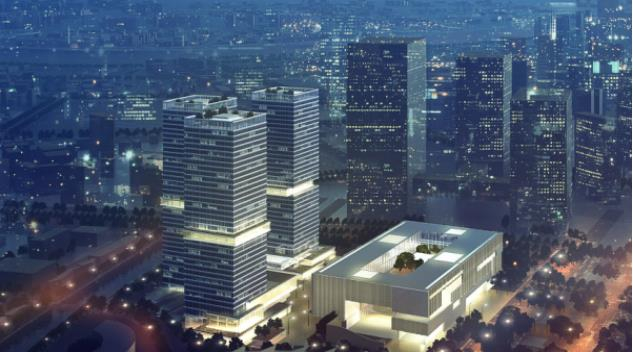 （保利浦开金融中心效果图）