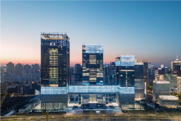 （上海金融交际广场示意图）