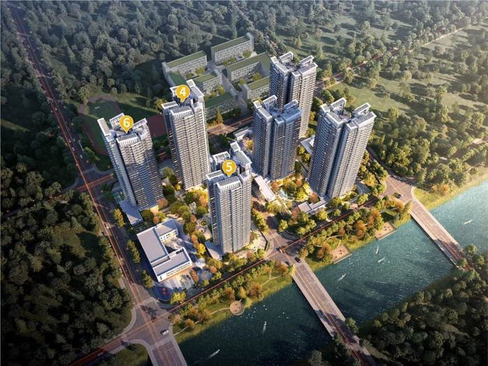 　　山海?合悦项目鸟瞰图