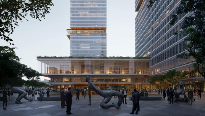 （保利浦开金融中心效果图）