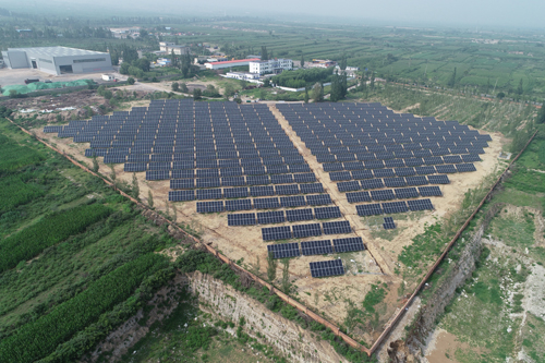 二广高速大营收费站地面分布式光伏电站