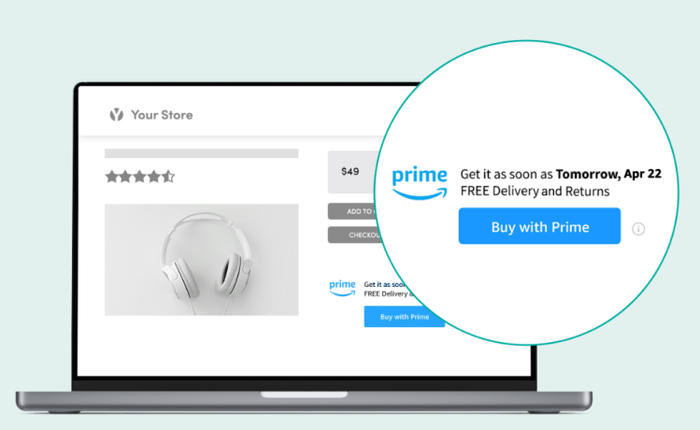 Buy with Prime，图源：亚马逊