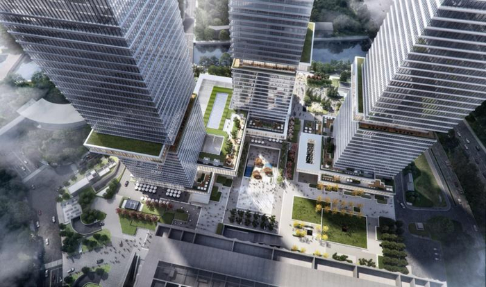 （保利浦开金融中心效果图）