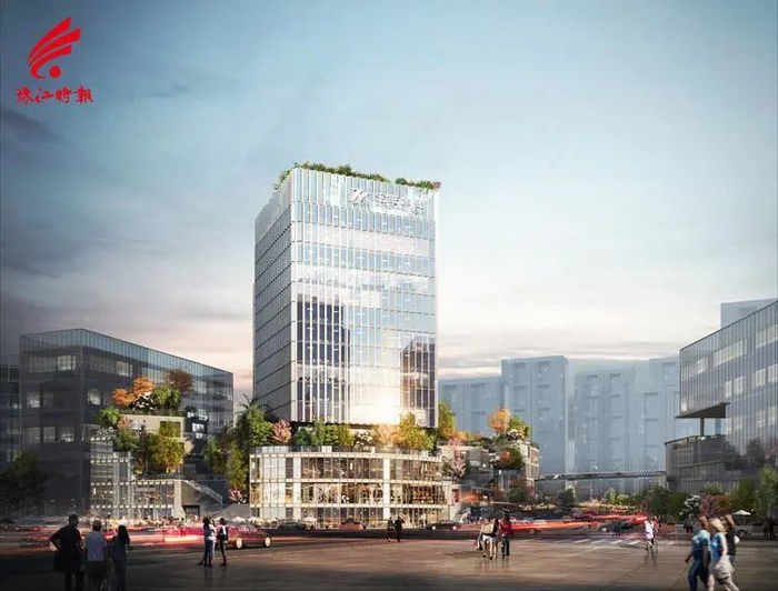 宏旺集团总部将被打造成一座天然生态谷。（效果图）