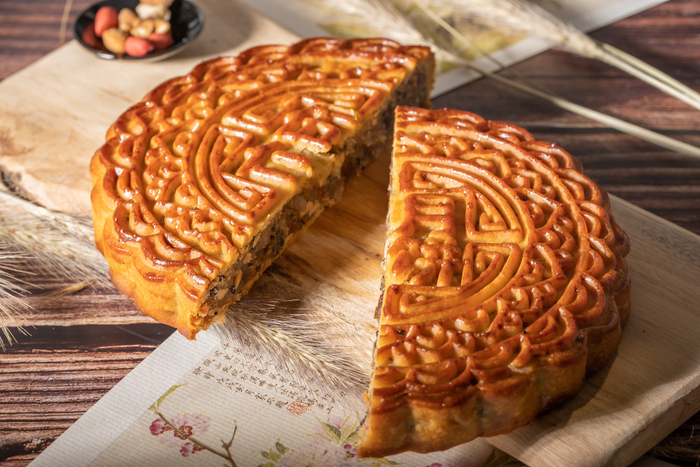 五仁月饼（图源：图虫创意）