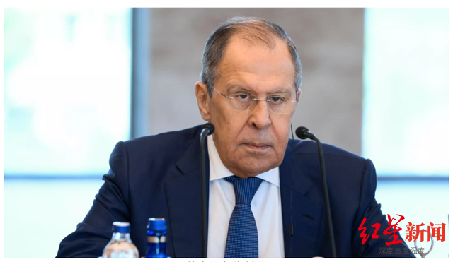 ↑俄罗斯外长拉夫罗夫（资料图）