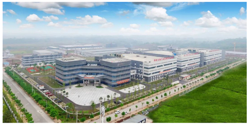 　　华森制药“5G+ 智慧工厂”俯瞰图
