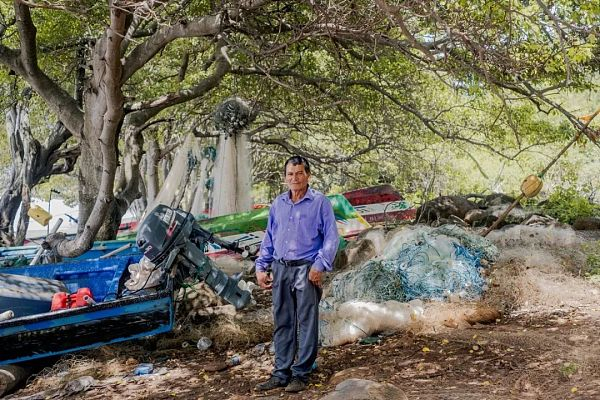 La Criba社区领导人雨果·格瓦拉&nbsp;