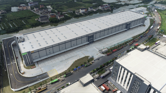 　　阿里健康大药房塘栖仓鸟瞰图