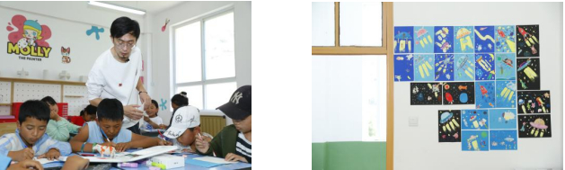 　　线下美育课程培训 部分学生作品