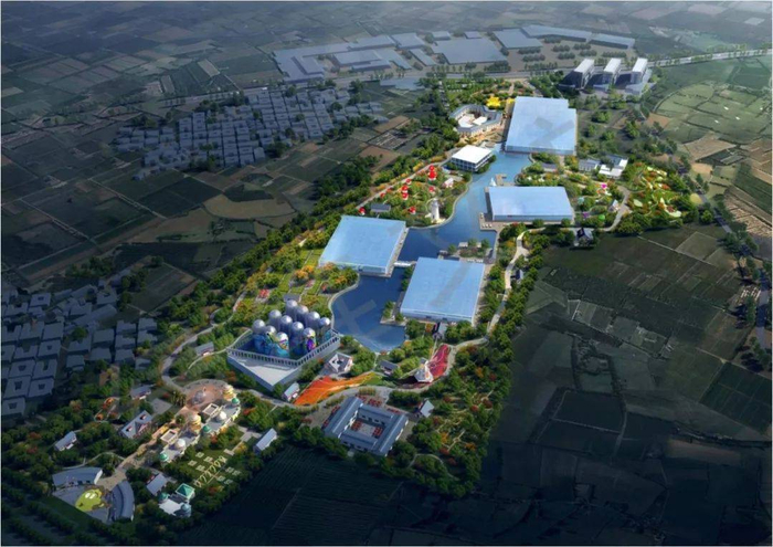 　　项目鸟瞰效果图