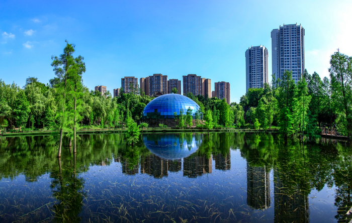 璧山观音塘湿地公园（曾世雷 摄）