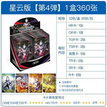 某款奥特曼卡片的产品说明。图源：卡游旗舰店