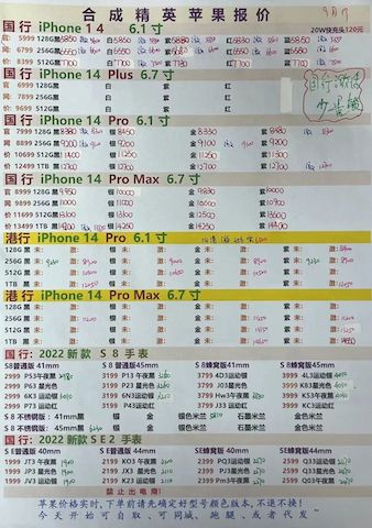 19日最终报价单