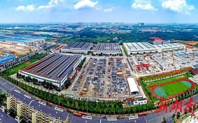 位于常德经开区的三一机械来势强劲。罗勇 摄