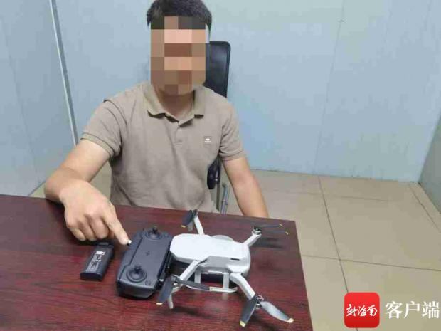 被处罚的当事人周某。图片由警方提供