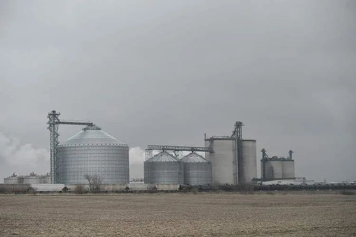 2022年4月12日，美国艾奥瓦州一家生物燃料生产商的生物处理工厂。