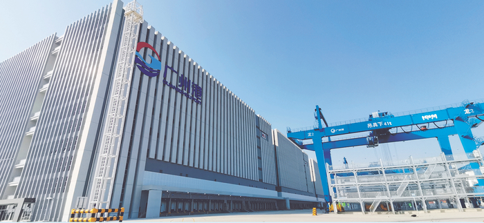 广州南沙国际物流中心南区冷链项目 受访者供图