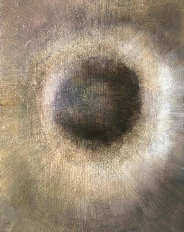 　　▲ 彭育松 《局部2》 40×50cm 布面油画 2019