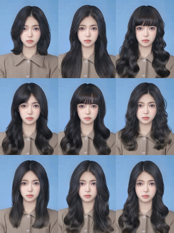 　　美颜相机AI发型师，一键生成最美九宫格公式照