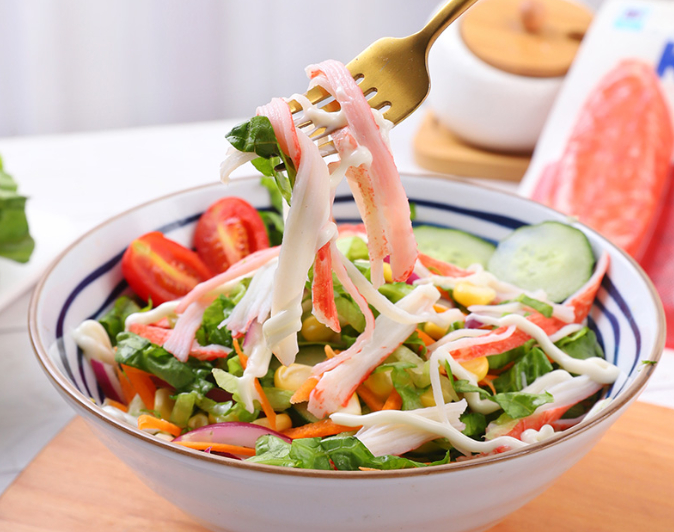 蟹柳里究竟有没有蟹肉？重要吗？ 网络截图