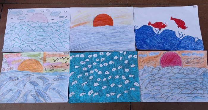 　　美图秀秀在沙依坡小学和乌兰毛都小学开展水纹公益创作活动