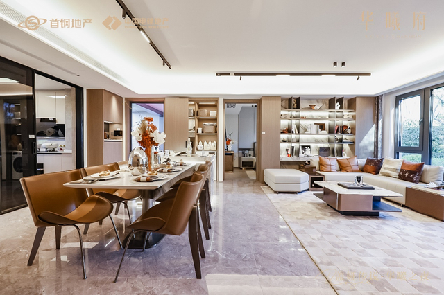 华曦府样板间。企业供图