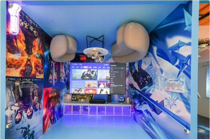 　　“练的酣畅”健身场景