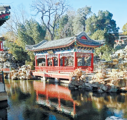 北海公园静心斋每周二到周日对市民开放。 田慧丽摄