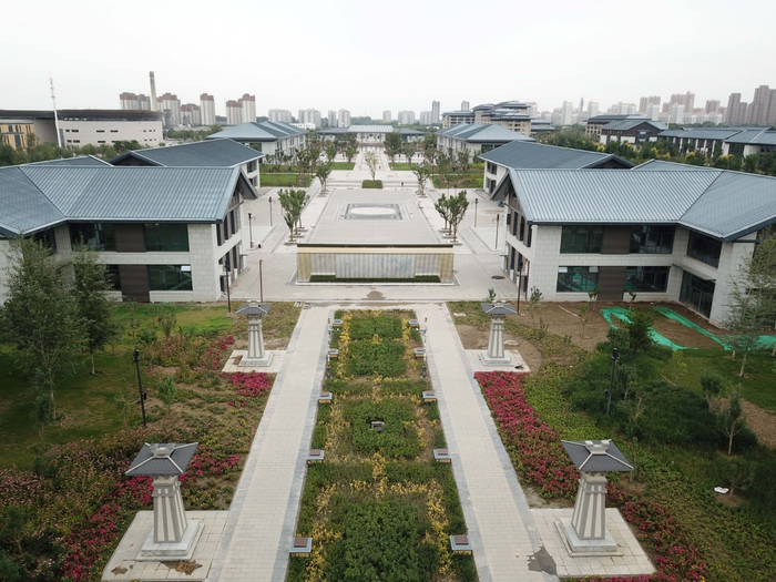 图为武威雷台景区文化旅游综合体实景图