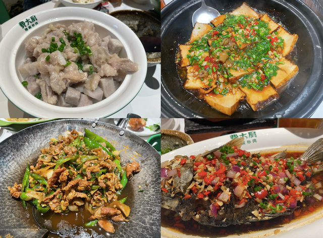 网红湘菜馆费大厨带来正宗湘菜。新京报记者 王萍 摄