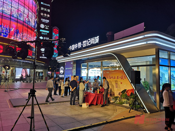 中铁世纪尚城展厅 图片来源：每经记者 刘颂辉 摄