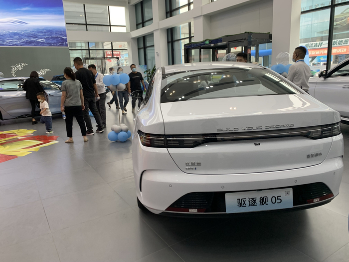 环京地区某比亚迪4S店  摄｜新京报贝壳财经记者 王琳琳