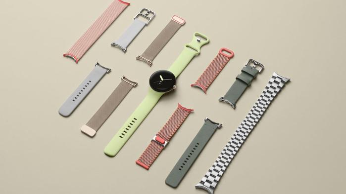 谷歌首款智能手表Pixel Watch问世：2481元起_手机新浪网