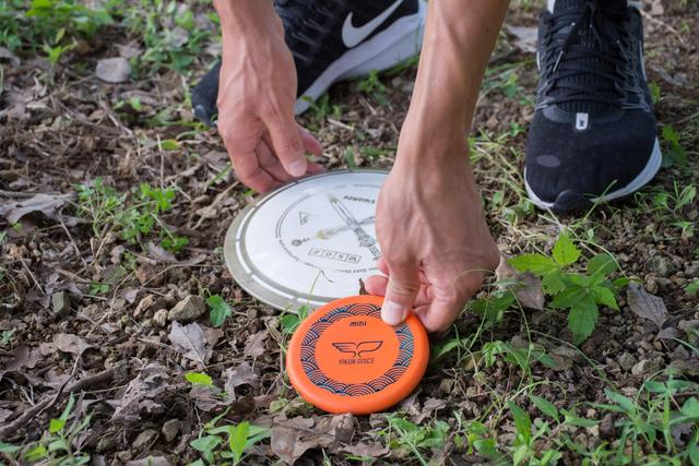 迷你盘可以用作标记。  受访者供图