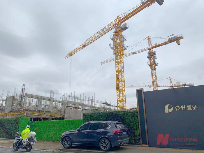 保利珑誉项目现场&nbsp;图片来源：每经记者 包晶晶 摄&nbsp;